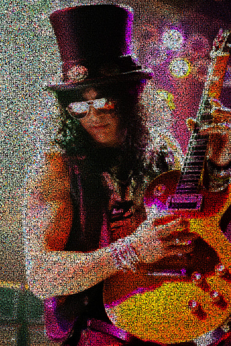 Slash V Guns and Roses 50x75 site